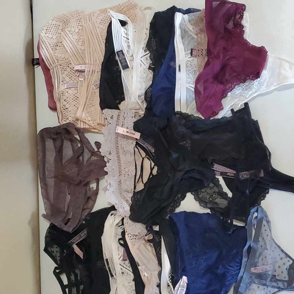 NWT!  40 PIECE VICTORIA'S SECRET PANTY MIXED LOT